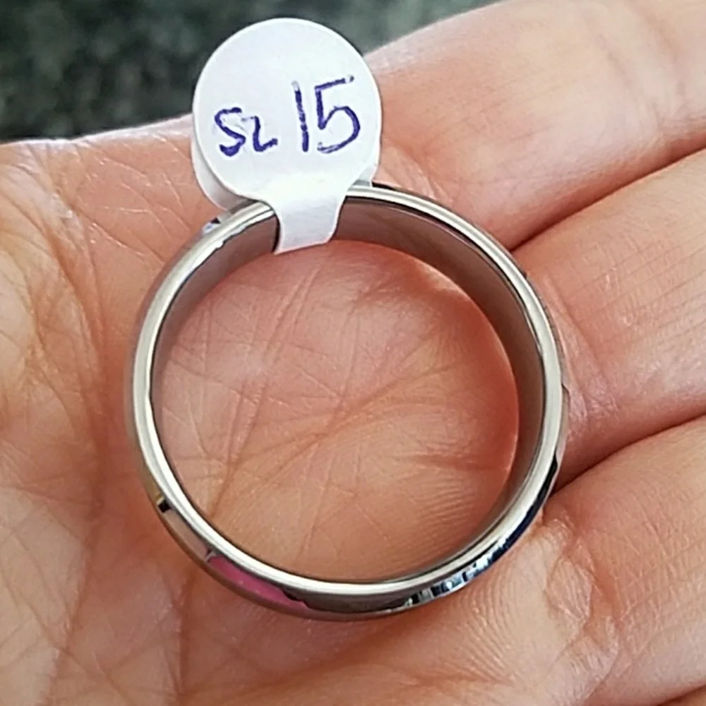 Size 15 Men's Tungsten Wedding Band Ring size 15